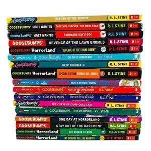 Goosebumps by R.L. Stine Books Bundle of 17